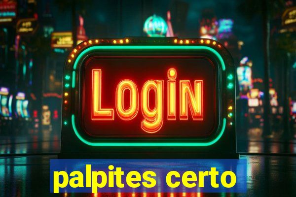 palpites certo